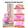 image:imageVEVOR Button Maker Machine 1125225 inch253258mm Pin Maker BulePink 3 in 1  100 pcs