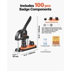 image:imageVEVOR Button Maker Machine 225 inch58mm Pin Maker with 100pcs Button Parts Button Maker with Panda Magic Book Ergonomic Arc Handle Punch Press Kit for Children DIY Gifts and Christmas1  100 pcs
