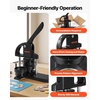 image:imageVEVOR Button Maker Machine 225 inch58mm Pin Maker with 100pcs Button Parts Button Maker with Panda Magic Book Ergonomic Arc Handle Punch Press Kit for Children DIY Gifts and Christmas3 in 1  300 pcs
