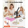 image:imageVEVOR Button Maker Machine 225 inch58mm Pin Maker with 100pcs Button Parts Button Maker with Panda Magic Book Ergonomic Arc Handle Punch Press Kit for Children DIY Gifts and Christmas125  100 pcs