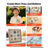 image:imageVEVOR Button Maker Machine 225 inch58mm Pin Maker with 100pcs Button Parts Button Maker with Panda Magic Book Ergonomic Arc Handle Punch Press Kit for Children DIY Gifts and Christmas125  100 pcs
