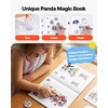 image:imageVEVOR Button Maker Machine 225 inch58mm Pin Maker with 100pcs Button Parts Button Maker with Panda Magic Book Ergonomic Arc Handle Punch Press Kit for Children DIY Gifts and Christmas3 in 1  300 pcs