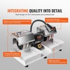 image:imageVEVOR Cabbing Machine 6 14HP 1800rpm Efficient Lapidary Rock Grinder Polisher With Lamp amp Water Pump Gem Faceting Machine Rock Grinding Machine for Gem Jade Stone Create Cabochons for Necklaces6 inch