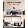 image:imageVEVOR Cabbing Machine 6 14HP 1800rpm Efficient Lapidary Rock Grinder Polisher With Lamp amp Water Pump Gem Faceting Machine Rock Grinding Machine for Gem Jade Stone Create Cabochons for Necklaces8 14HP 1800rpm