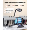 image:imageVEVOR Cabbing Machine 6 14HP 1800rpm Efficient Lapidary Rock Grinder Polisher With Lamp amp Water Pump Gem Faceting Machine Rock Grinding Machine for Gem Jade Stone Create Cabochons for Necklaces8 14HP 1800rpm