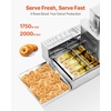 image:imageVEVOR Commercial Automatic Donuts Machine 4 Rows Donuts Making Equipment 240 pcshour Electric High Power Doughnut Maker Stainless Steel Frying Auto Fryer with Intelligent ControlSilver