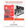 image:imageVEVOR Commercial Automatic Donuts Machine 4 Rows Donuts Making Equipment 240 pcshour Electric High Power Doughnut Maker Stainless Steel Frying Auto Fryer with Intelligent ControlSilver