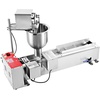 image:imageVEVOR Commercial Automatic Donuts Machine Single Row Donuts Making Equipment Stainless Steel Frying Auto Fryer with 3 Size Molds Auto CountingSilver