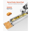image:imageVEVOR Commercial Automatic Donuts Machine Single Row Donuts Making Equipment Stainless Steel Frying Auto Fryer with 3 Size Molds Auto CountingSilver