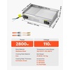 image:imageVEVOR Commercial Electric Griddle 18 Countertop Flat Top Griddle30 No Plug Half Flat