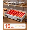 image:imageVEVOR Commercial Electric Griddle 18 Countertop Flat Top Griddle30 No Plug Half Flat