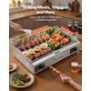 image:imageVEVOR Commercial Electric Griddle 18 Countertop Flat Top Griddle30 No Plug Half Flat