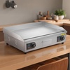 image:imageVEVOR Commercial Electric Griddle 2579 x 1575 inch 2800W 122570F Adjustable Temp Control Stainless Steel Body Full Flat with 2 Spatulas 2 Brushes and 4 Foot Pads for SteakNO PLUG