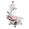 image:imageVEVOR Commercial Electric Meat Bandsaw 650W Stainless Steel Countertop Bone Sawing Machine Workbeach 124 x 181 433 Inch Max Cutting Thickness Frozen Meat Cutter for Rib Pork Beef