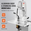 image:imageVEVOR Commercial Electric Meat Bandsaw 650W Stainless Steel Countertop Bone Sawing Machine Workbeach 124 x 181 433 Inch Max Cutting Thickness Frozen Meat Cutter for Rib Pork Beef