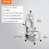 image:imageVEVOR Commercial Electric Meat Bandsaw 650W Stainless Steel Countertop Bone Sawing Machine Workbeach 124 x 181 433 Inch Max Cutting Thickness Frozen Meat Cutter for Rib Pork Beef