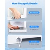 image:imageVEVOR Commercial Ice Shaver Crusher 265lbs Per Hour Electric Snow Cone Maker with 44lbs Ice Box 650W Tabletop Shaved Ice Machine for Parties Events Snack Bar Home and Commercial UseWhite