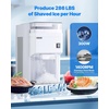 image:imageVEVOR Commercial Ice Shaver Crusher 265lbs Per Hour Electric Snow Cone Maker with 44lbs Ice Box 650W Tabletop Shaved Ice Machine for Parties Events Snack Bar Home and Commercial UseWhite