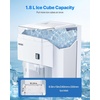 image:imageVEVOR Commercial Ice Shaver Crusher 265lbs Per Hour Electric Snow Cone Maker with 44lbs Ice Box 650W Tabletop Shaved Ice Machine for Parties Events Snack Bar Home and Commercial UseWhite