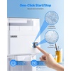 image:imageVEVOR Commercial Ice Shaver Crusher 265lbs Per Hour Electric Snow Cone Maker with 44lbs Ice Box 650W Tabletop Shaved Ice Machine for Parties Events Snack Bar Home and Commercial UseWhite