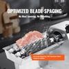image:imageVEVOR Commercial Meat Tenderizer Heavy Duty 304 Stainless Steel Kitchen Tool with Meat Tong Cleaning Brush and Tray 750W Electric Meat Tenderizer Machine for Beef Turkey Chicken Pork and Fish195 inch
