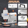 image:imageVEVOR Commercial Meat Tenderizer Heavy Duty 304 Stainless Steel Kitchen Tool with Meat Tong Cleaning Brush and Tray 750W Electric Meat Tenderizer Machine for Beef Turkey Chicken Pork and Fish17 inch