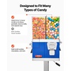 image:imageVEVOR Commercial Vending Machine Triple Compartment Candy Dispenser with Iron Stand Gumball and Candy Machine for Business Coin Operated Gumball Bank for Toy Capsules Bouncy Balls Candy Nut BlackBlue