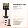 image:imageVEVOR Commercial Vending Machine Triple Compartment Candy Dispenser with Iron Stand Gumball and Candy Machine for Business Coin Operated Gumball Bank for Toy Capsules Bouncy Balls Candy Nut BlackBlack