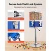 image:imageVEVOR Commercial Vending Machine Triple Compartment Candy Dispenser with Iron Stand Gumball and Candy Machine for Business Coin Operated Gumball Bank for Toy Capsules Bouncy Balls Candy Nut BlackBlue