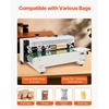image:imageVEVOR Continuous Bag Band Sealing Machine 024047 in612 mm Seal Width Horizontal Band Sealer Machine with Digital Temperature Control Carbon Steel Bag Sealer for 00208 mm Plastic Bags FilmsBasic