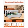 image:imageVEVOR Continuous Bag Band Sealing Machine 024047 in612 mm Seal Width Horizontal Band Sealer Machine with Digital Temperature Control Carbon Steel Bag Sealer for 00208 mm Plastic Bags FilmsStainless Steel