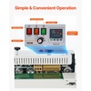 image:imageVEVOR Continuous Bag Band Sealing Machine 024047 in612 mm Seal Width Horizontal Band Sealer Machine with Digital Temperature Control Carbon Steel Bag Sealer for 00208 mm Plastic Bags FilmsBasic