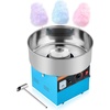 image:imageVEVOR Cotton Candy Machine Commercial 1000W Electric Candy Floss Maker Easy Use with 15 inch Stainless Steel Bowl and Sugar Scoop Makes Hard Candy for Home Kids Birthday Family Party BlueBlueStraight Surface