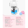 image:imageVEVOR Cotton Candy Machine Commercial 1000W Electric Candy Floss Maker Easy Use with 15 inch Stainless Steel Bowl and Sugar Scoop Makes Hard Candy for Home Kids Birthday Family Party BlueBlueStraight Surface