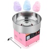 image:imageVEVOR Cotton Candy Machine Commercial 1000W Electric Candy Floss Maker Easy Use with 15 inch Stainless Steel Bowl and Sugar Scoop Makes Hard Candy for Home Kids Birthday Family Party BluePinkStraight Surface