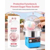 image:imageVEVOR Cotton Candy Machine Commercial 1000W Electric Candy Floss Maker Easy Use with 15 inch Stainless Steel Bowl and Sugar Scoop Makes Hard Candy for Home Kids Birthday Family Party BlueBlueStraight Surface