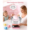 image:imageVEVOR Cotton Candy Machine Commercial 1000W Electric Candy Floss Maker Easy Use with 15 inch Stainless Steel Bowl and Sugar Scoop Makes Hard Candy for Home Kids Birthday Family Party BluePinkSlant Surface