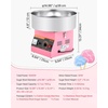image:imageVEVOR Cotton Candy Machine Commercial 1000W Electric Candy Floss Maker Easy Use with 15 inch Stainless Steel Bowl and Sugar Scoop Makes Hard Candy for Home Kids Birthday Family Party BluePinkSlant Surface