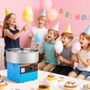 image:imageVEVOR Cotton Candy Machine Commercial 1000W Electric Candy Floss Maker Easy Use with 15 inch Stainless Steel Bowl and Sugar Scoop Makes Hard Candy for Home Kids Birthday Family Party BlueBlueStraight Surface