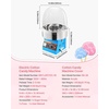 image:imageVEVOR Cotton Candy Machine Commercial 1000W Electric Candy Floss Maker Easy Use with 15 inch Stainless Steel Bowl and Sugar Scoop Makes Hard Candy for Home Kids Birthday Family Party BlueBlueSlant Surface
