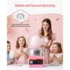 image:imageVEVOR Cotton Candy Machine Commercial 1000W Electric Candy Floss Maker Easy Use with 15 inch Stainless Steel Bowl and Sugar Scoop Makes Hard Candy for Home Kids Birthday Family Party BluePinkSlant Surface