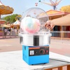 image:imageVEVOR Cotton Candy Machine Commercial 1000W Electric Candy Floss Maker Easy Use with 15 inch Stainless Steel Bowl and Sugar Scoop Makes Hard Candy for Home Kids Birthday Family Party BlueBlueStraight Surface