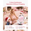 image:imageVEVOR Cotton Candy Machine Commercial 1000W Electric Candy Floss Maker Easy Use with 15 inch Stainless Steel Bowl and Sugar Scoop Makes Hard Candy for Home Kids Birthday Family Party BluePinkSlant Surface