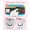 image:imageVEVOR Cotton Candy Machine Commercial 1000W Electric Candy Floss Maker Easy Use with 15 inch Stainless Steel Bowl and Sugar Scoop Makes Hard Candy for Home Kids Birthday Family Party BlueBlueSlant Surface