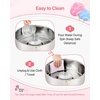 image:imageVEVOR Cotton Candy Machine Commercial 1000W Electric Candy Floss Maker Easy Use with 15 inch Stainless Steel Bowl and Sugar Scoop Makes Hard Candy for Home Kids Birthday Family Party BluePinkSlant Surface