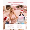 image:imageVEVOR Cotton Candy Machine Commercial 1000W Electric Candy Floss Maker Easy Use with 15 inch Stainless Steel Bowl and Sugar Scoop Makes Hard Candy for Home Kids Birthday Family Party BlueBlueSlant Surface