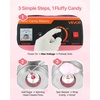 image:imageVEVOR Cotton Candy Machine Commercial 1000W Electric Candy Floss Maker Easy Use with 15 inch Stainless Steel Bowl and Sugar Scoop Makes Hard Candy for Home Kids Birthday Family Party BluePinkStraight Surface