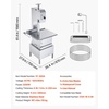 image:imageVEVOR Electric Bonesaw Machine 1100W Meat Bandsaw 043 Cutting ThicknessVertical 2200W