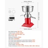 image:imageVEVOR Electric Milk Cream Separator 60LH Output 10500RPM Milk Cream Centrifugal Separator 304 Stainless Steel Goat Cow Milk Skimmer Separating Machine with 45L Bowl Capacity 40W 100240VSquare Base