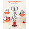 image:imageVEVOR Electric Milk Cream Separator 60LH Output 10500RPM Milk Cream Centrifugal Separator 304 Stainless Steel Goat Cow Milk Skimmer Separating Machine with 45L Bowl Capacity 40W 100240VRound Base